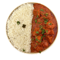 Butter Chicken with Rice - Kabab Palace Albany - Authentic BBQ in Albany