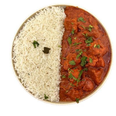 Butter Chicken with Rice - Kabab Palace Albany - Authentic BBQ in Albany